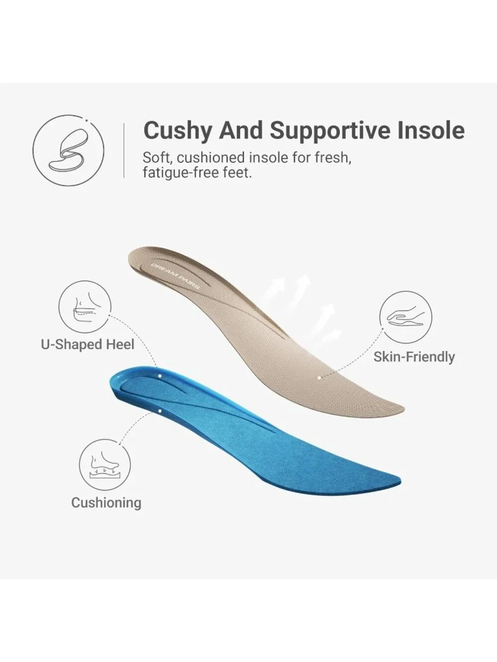 Women's Nude Mary Jane Flats Pointed Toe Breathable Knit Slip On Flat Shoes